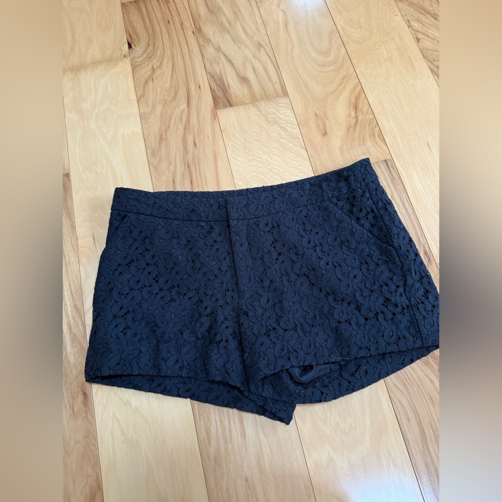 Nicole Black Lace Women Shorts